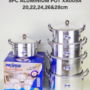 5 Pcs Maximus Aluminium Pot Set