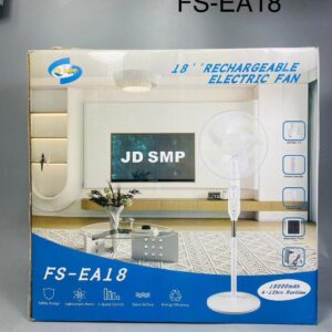 18inches Rechargeable Solar fan with 2 bulbs