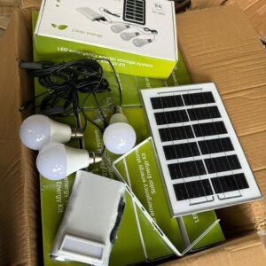 Solar powerbank with 3bulb