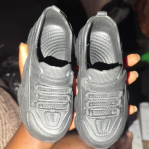 Black rubber shoe(size25)