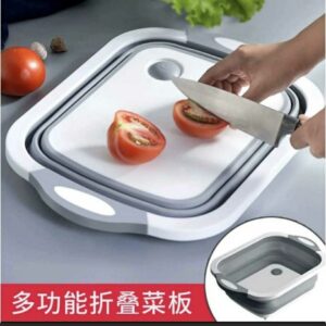 2 in 1 collapsible bowl/tray