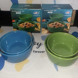 2Pcs Stone Ware Soup Bowl