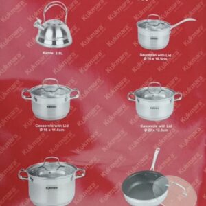 Kukmara Stainless Steel Cookware Set