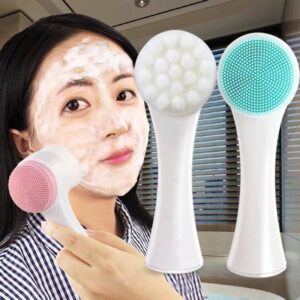 Double sided face massager